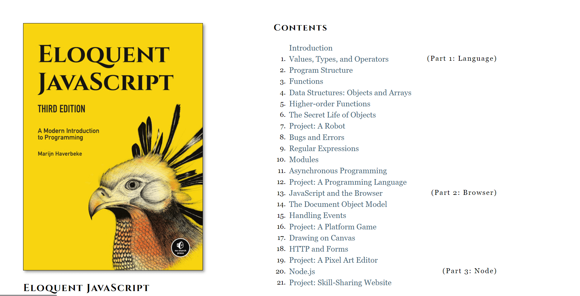 Eloquent Javascript